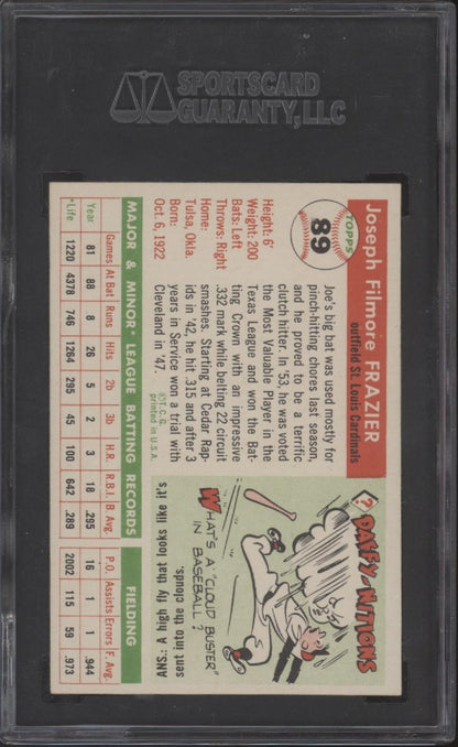 Joe Frazier 1955 Topps RC #89 SGC 7 - Collector Store LLC