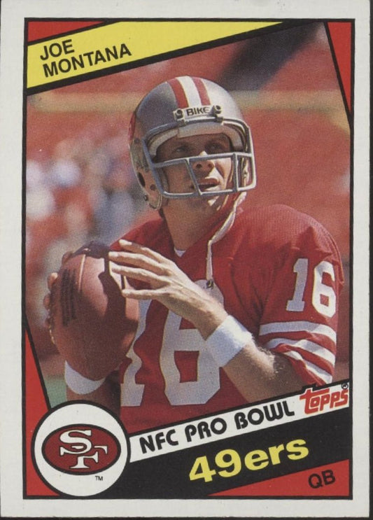 Joe Montana 1984 Topps #358 San Francisco 49ers #3 - Collector Store LLC