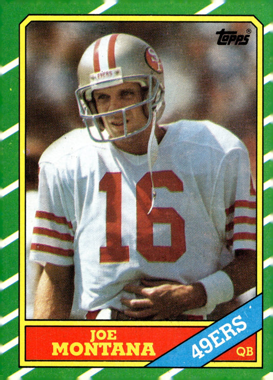 Joe Montana 1986 Topps #156 San Francisco 49ers #15 - Collector Store LLC