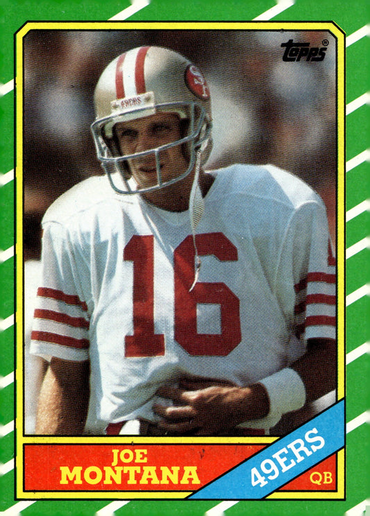 Joe Montana 1986 Topps #156 San Francisco 49ers #4 - Collector Store LLC