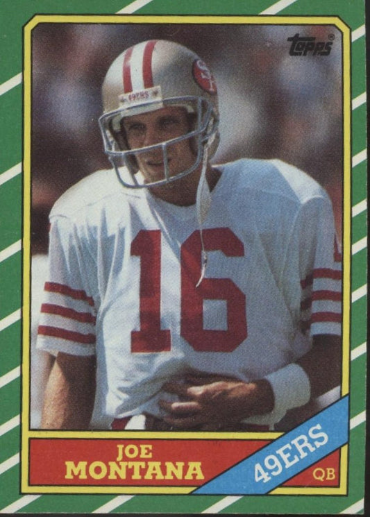 Joe Montana 1986 Topps #156 San Francisco 49ers #6 - Collector Store LLC