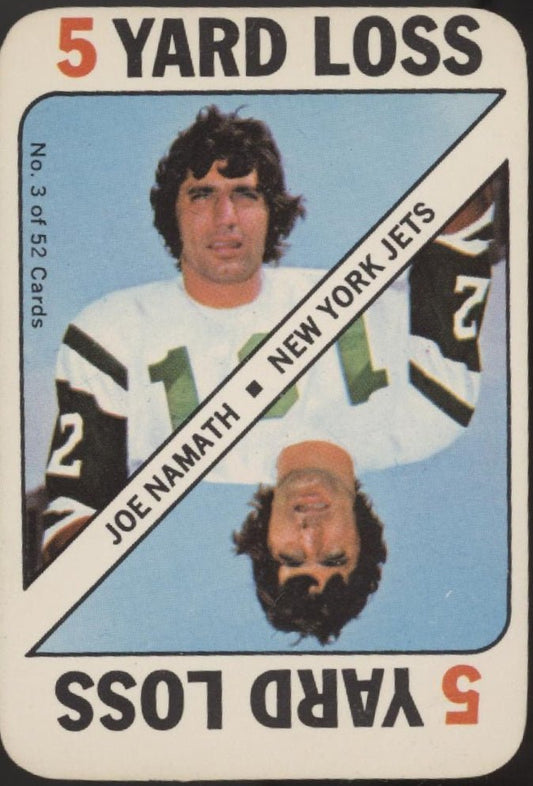 Joe Namath 1971 Topps Game #3 New York Jets VG - Collector Store LLC