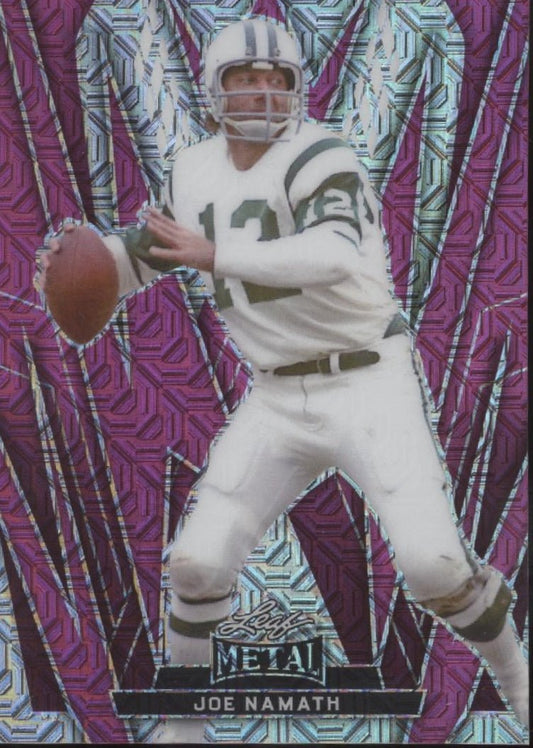 Joe Namath 2024 Leaf Metal 5/7 #58 - Collector Store LLC