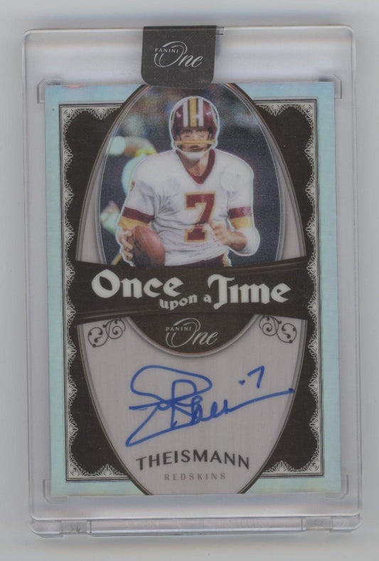 Joe Theismann 2023 Panini One Once Upon a Time Prizm Auto 18/75 #332 - Collector Store LLC