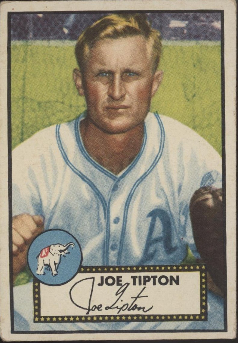 Joe Tipton 1952 Topps #134 Philadelphia Athletics VG - EX - Collector Store LLC