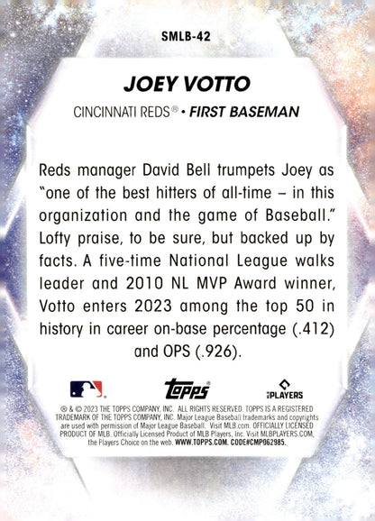Joey Votto 2023 Topps Series 2 Stars of MLB SMLB - 42 - Collector Store LLC