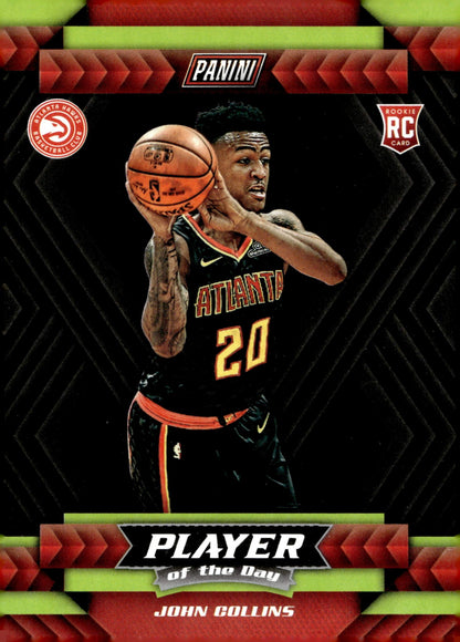 John Collins 2017 - 18 Panini Player of the Day RC #R8 - Collector Store LLC