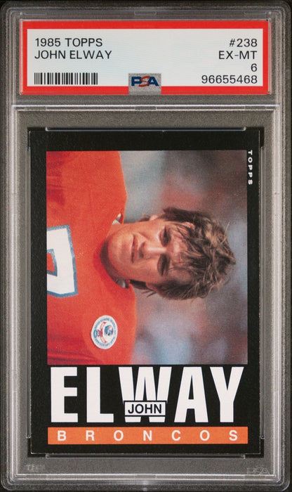 John Elway 1985 Topps #238 PSA 6 - Collector Store LLC