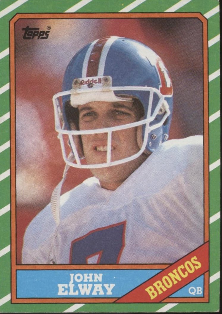John Elway 1986 Topps #112 Denver Broncos #3 - Collector Store LLC