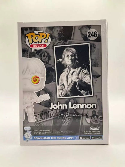 John Lennon Funko Pop! Rocks #246 Entertainment Earth Exclusive - Collector Store LLC