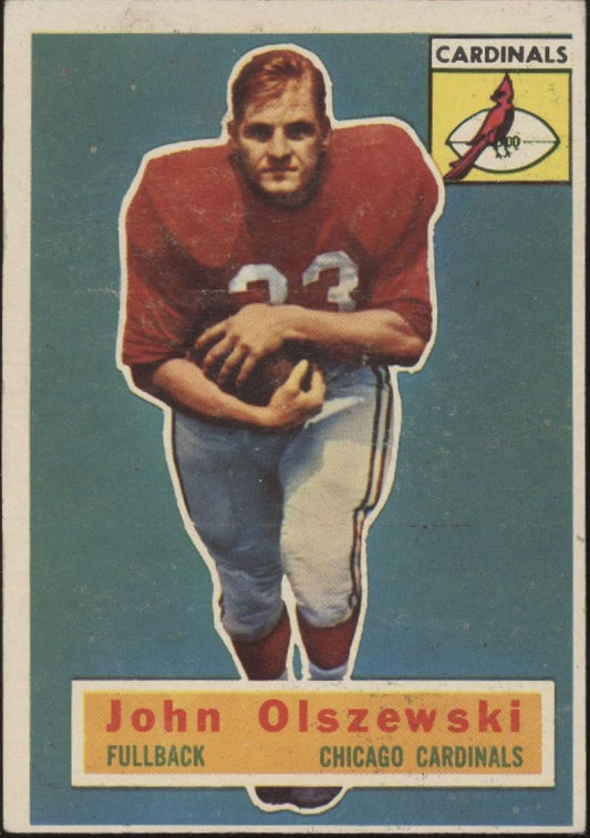 John Olszewski 1956 Topps #106 Chicago Cardinals VG - Collector Store LLC