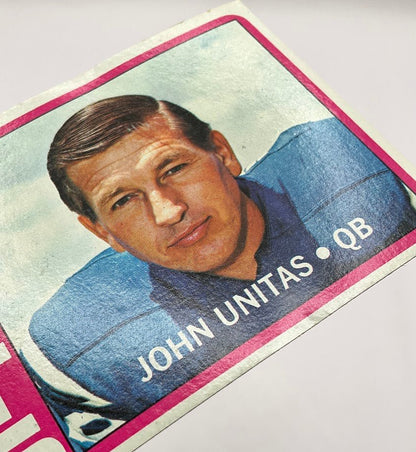 John Unitas 1972 Topps #165 Baltimore Colts EX - Collector Store LLC