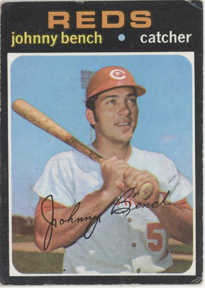 Johnny Bench 1971 Topps #250 Cincinnati Reds GD #2 - Collector Store LLC