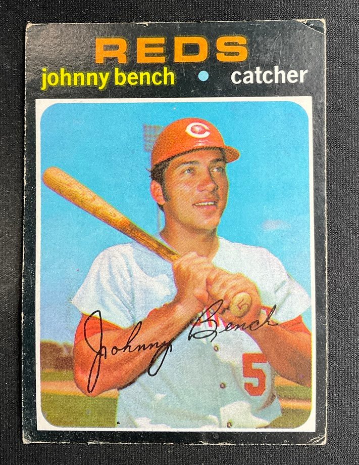 Johnny Bench 1971 Topps #250 Cincinnati Reds GD #2 - Collector Store LLC