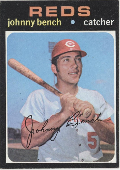 Johnny Bench 1971 Topps #250 Cincinnati Reds VG - EX - Collector Store LLC