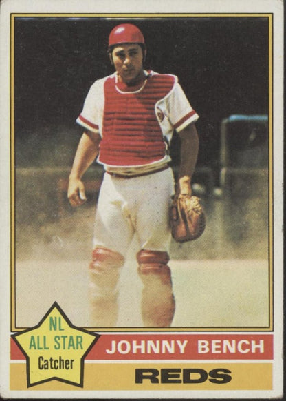 Johnny Bench 1976 Topps #300 Cincinnati Reds VG - EX - Collector Store LLC