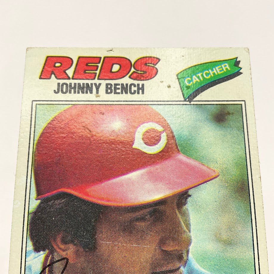 Johnny Bench 1977 Topps #70 Cincinnati Reds VG - EX - Collector Store LLC