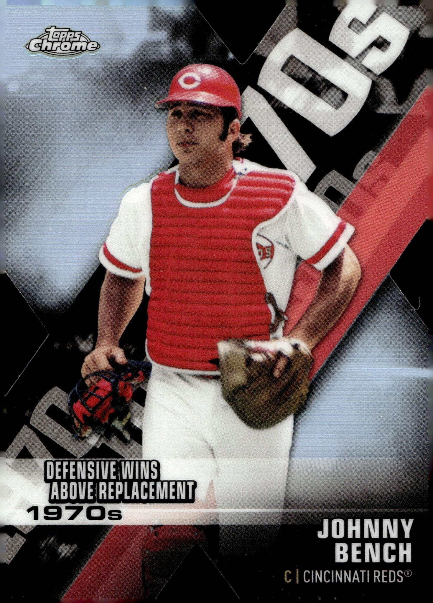 Johnny Bench 2020 Topps Chrome Decade of Excellence Die - Cut Refractor DOD - 6 - Collector Store LLC