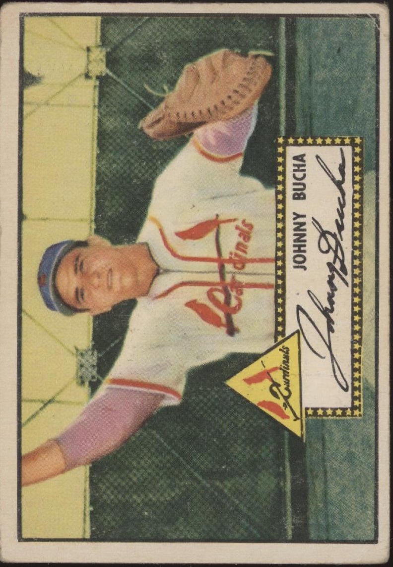 Johnny Bucha 1952 Topps RC #19 St. Louis Cardinals VG - Collector Store LLC
