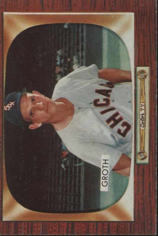 Johnny Groth 1955 Bowman #117 Chicago White Sox EX - Collector Store LLC