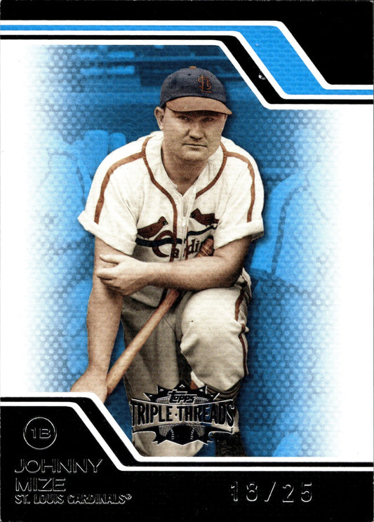 Johnny Mize 2008 Topps Triple Threads 18/25 #227 - Collector Store LLC