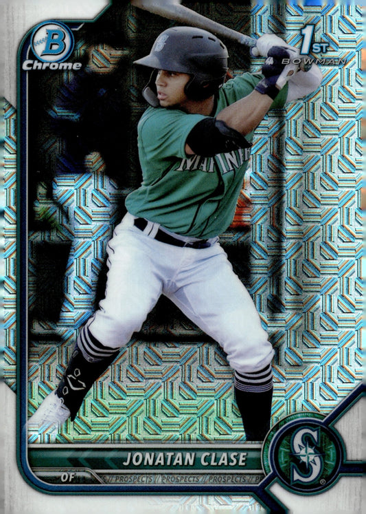 Jonatan Clase 2022 Bowman Chrome Prospects Mojo Refractor #BCP - 118 - Collector Store LLC