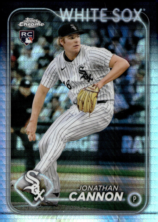 Jonathan Cannon 2024 Topps Chrome Hyper Refractor RC USC12 - Collector Store LLC