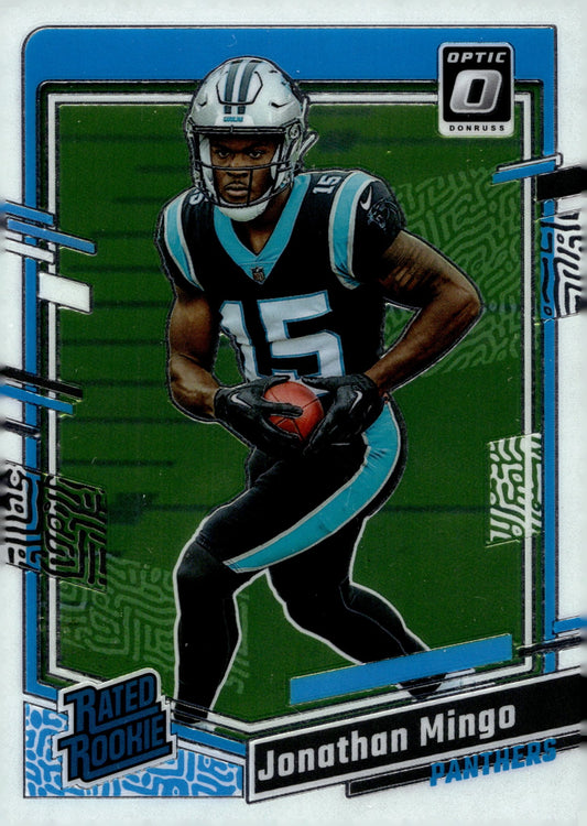 Jonathan Mingo 2023 Panini Donruss Optic Rated Rookie RC #215 - Collector Store LLC