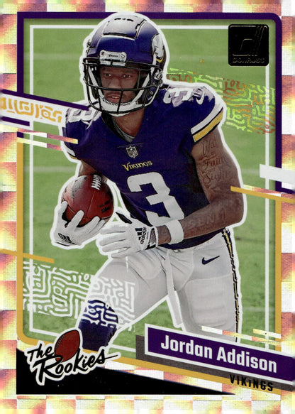 Jordan Addison 2023 Panini Donruss The Rookies RC #10 - Collector Store LLC