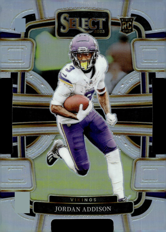 Jordan Addison 2023 Panini Select Die - Cut Prizm RC #66 - Collector Store LLC