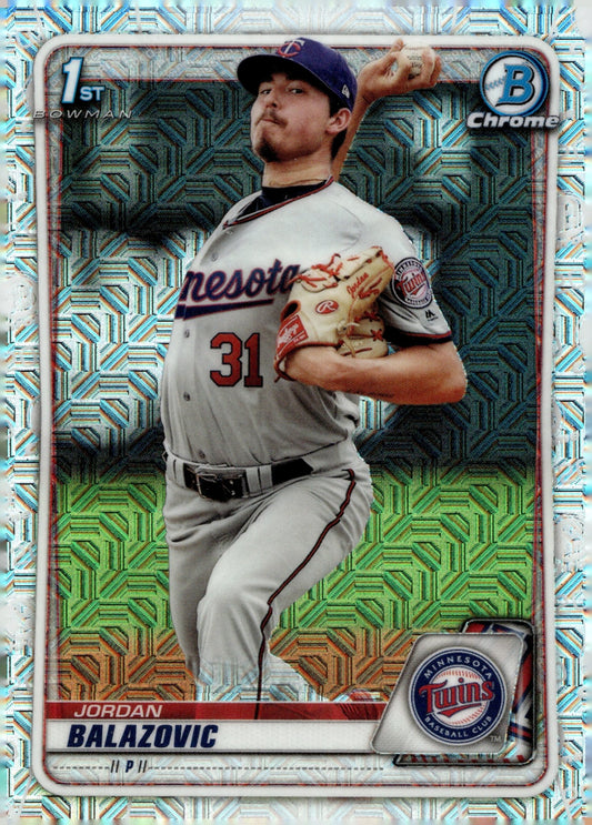 Jordan Balazovic 2020 Bowman Chrome Mojo Refractor #BCP - 123 - Collector Store LLC