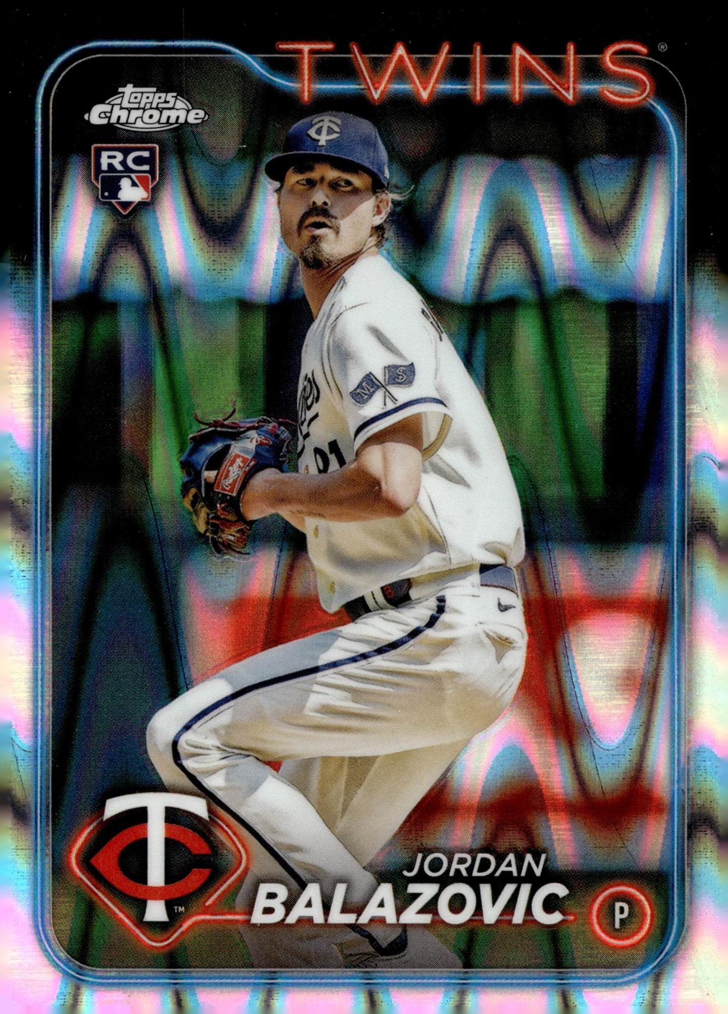 Jordan Balazovic 2024 Topps Chrome Ray Wave Refractor RC 198 - Collector Store LLC