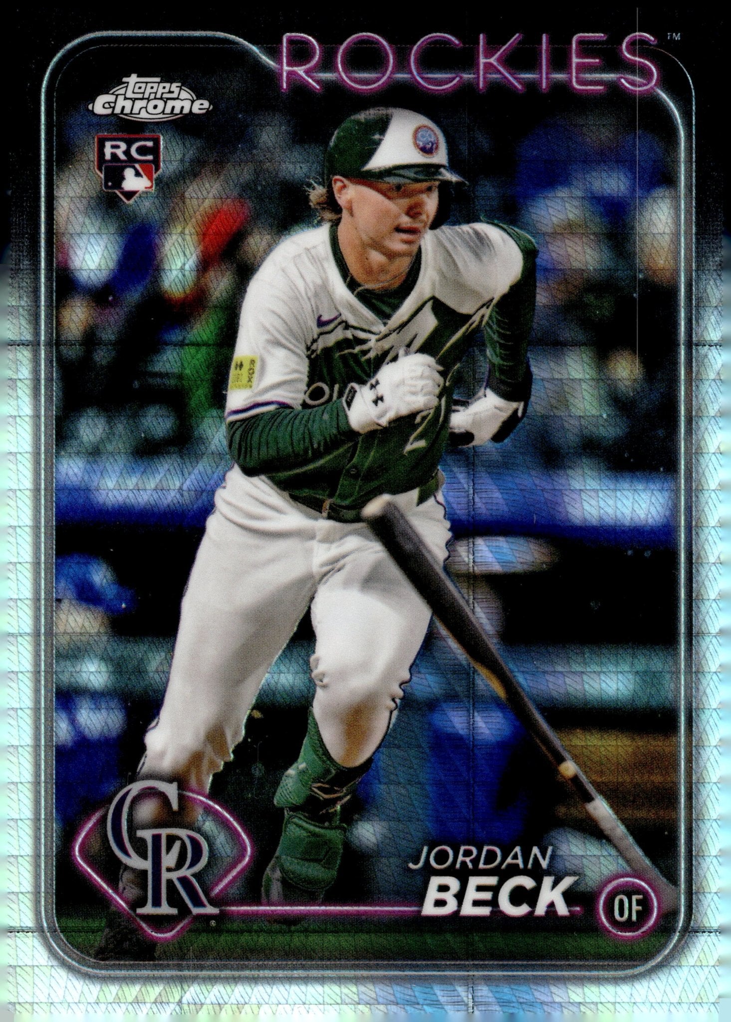Jordan Beck 2024 Topps Chrome Hyper Refractor RC USC20 - Collector Store LLC