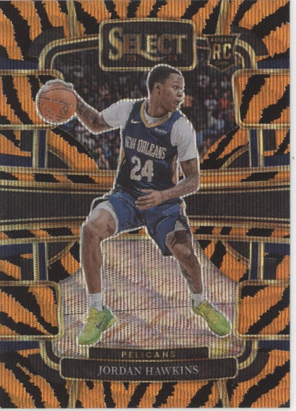 Jordan Hawkins 2023 - 24 Panini Select Tiger Wave Prizm RC #72 - Collector Store LLC