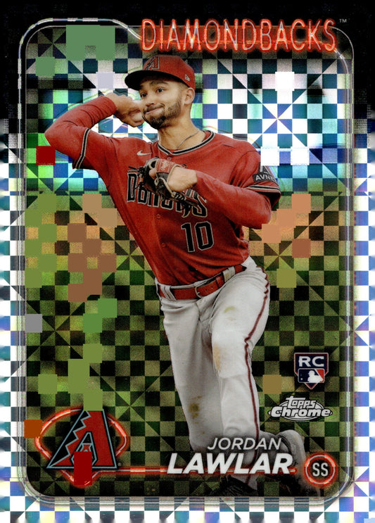 Jordan Lawlar 2024 Topps Chrome Xfactor Refractor RC #229 - Collector Store LLC