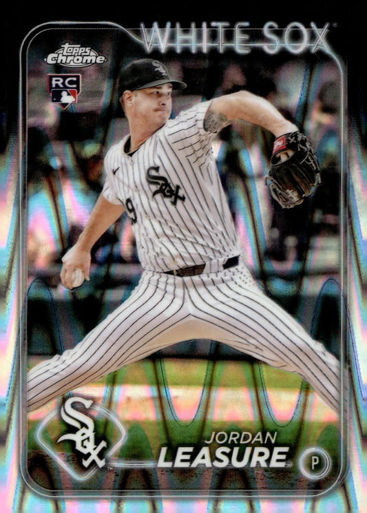 Jordan Leasure 2024 Topps Chrome Ray Wave Refractor RC #USC94 - Collector Store LLC