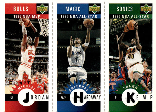 Jordan M11 / Hardaway M60 / Kemp M78 1996 - 97 Upper Deck Collector's Choice #2 - Collector Store LLC
