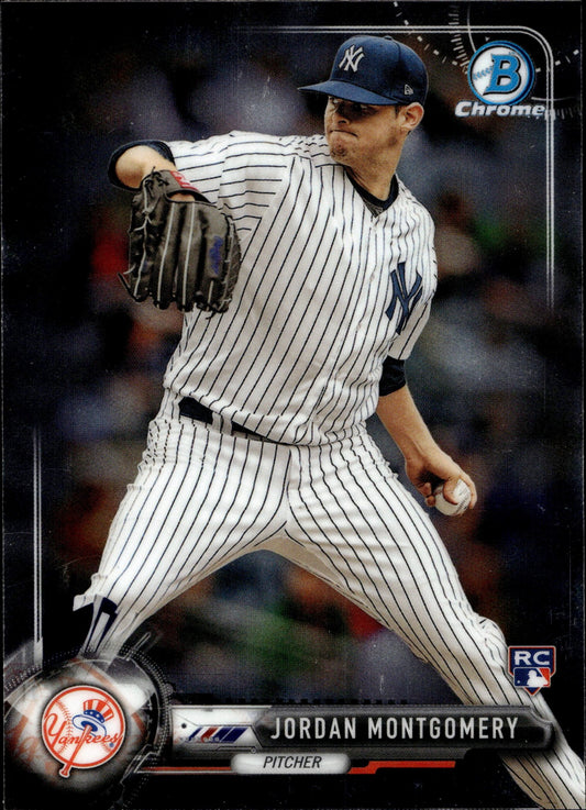 Jordan Montgomery 2017 Bowman Chrome RC #44 - Collector Store LLC