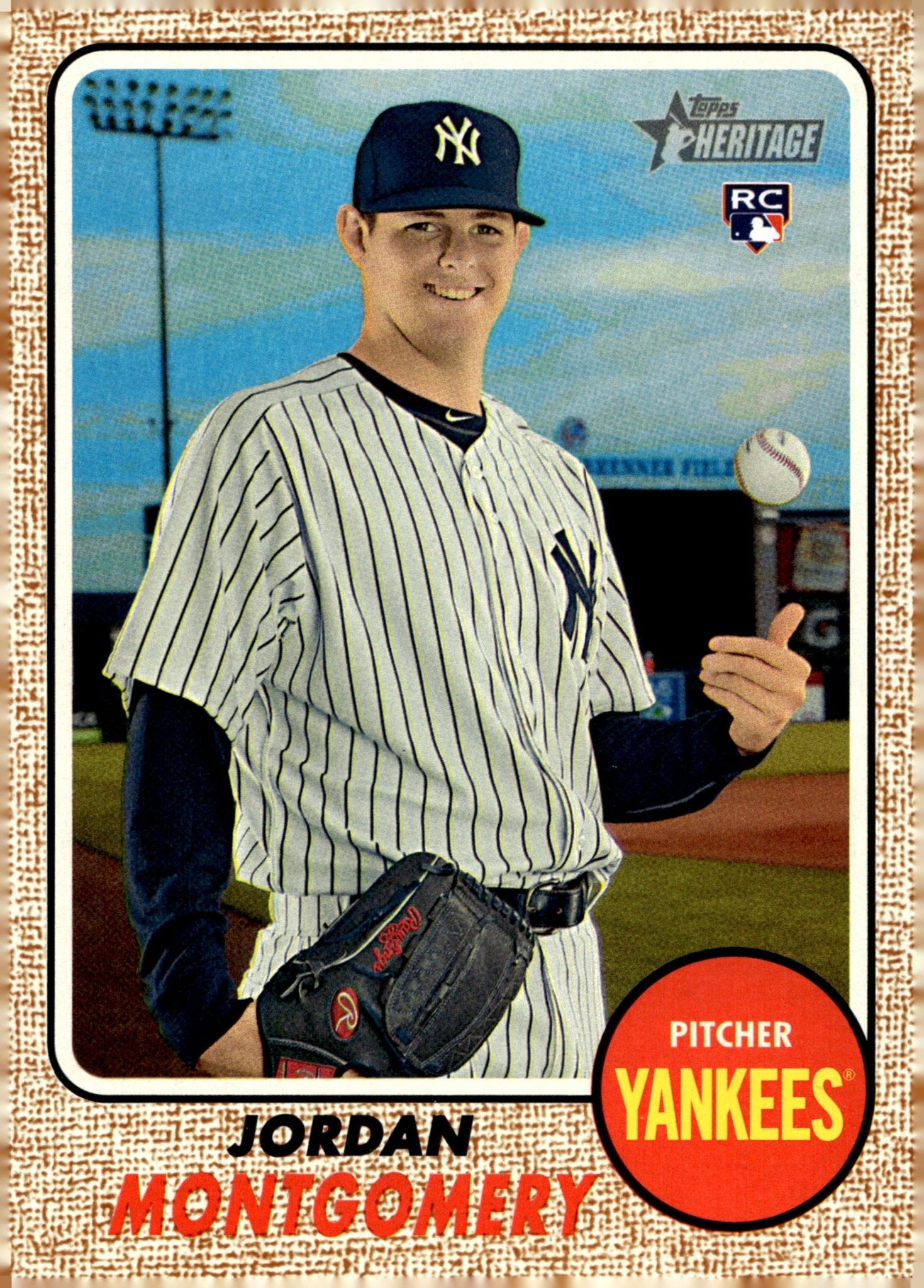 Jordan Montgomery 2017 Topps Heritage RC #646 - Collector Store LLC