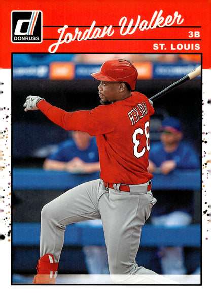 Jordan Walker 2023 Panini Donruss Left Facing 241 - Collector Store LLC