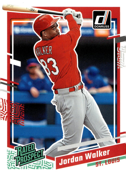 Jordan Walker 2023 Panini Donruss Rated Prospect 50 - Collector Store LLC
