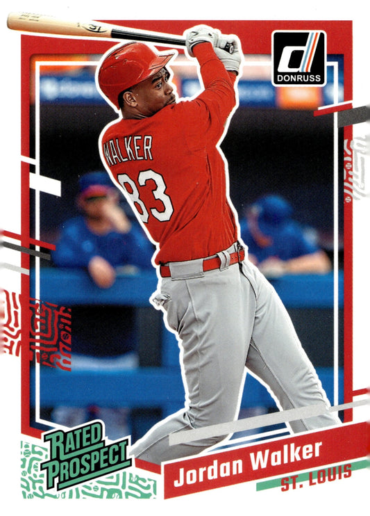 Jordan Walker 2023 Panini Donruss Rated Prospect 50 - Collector Store LLC