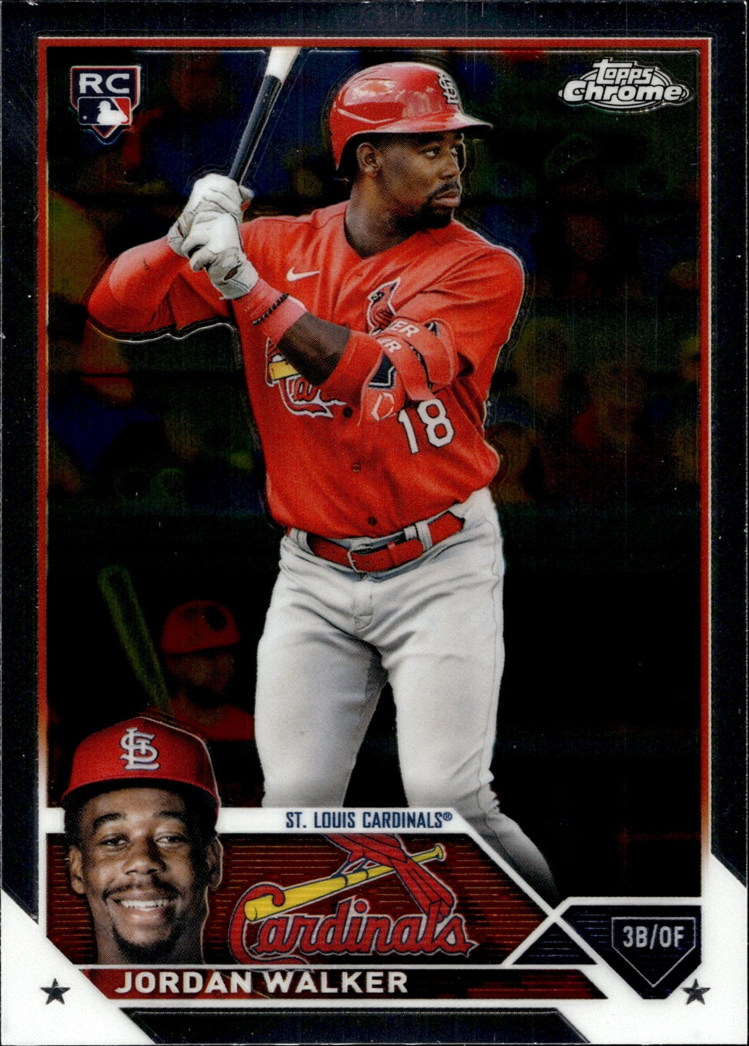 Jordan Walker 2023 Topps Chrome RC 209 2 - Collector Store LLC