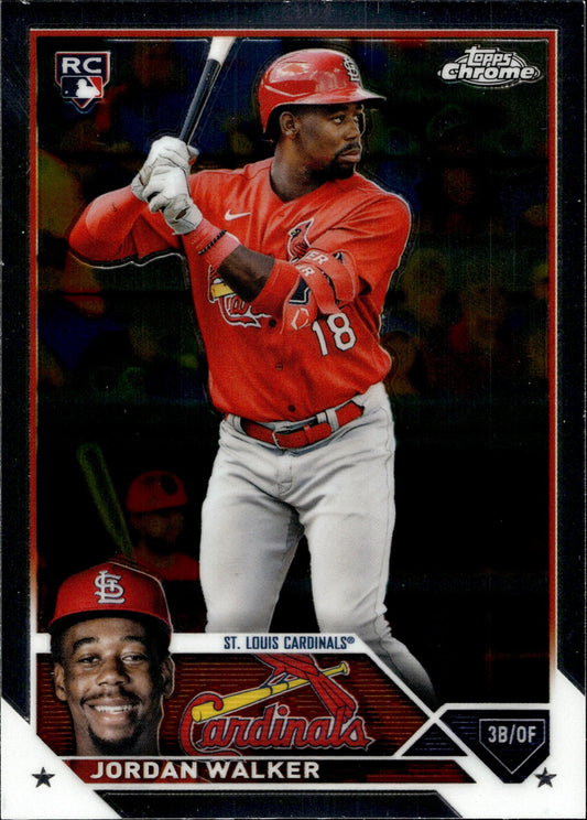 Jordan Walker 2023 Topps Chrome RC 209 2 - Collector Store LLC