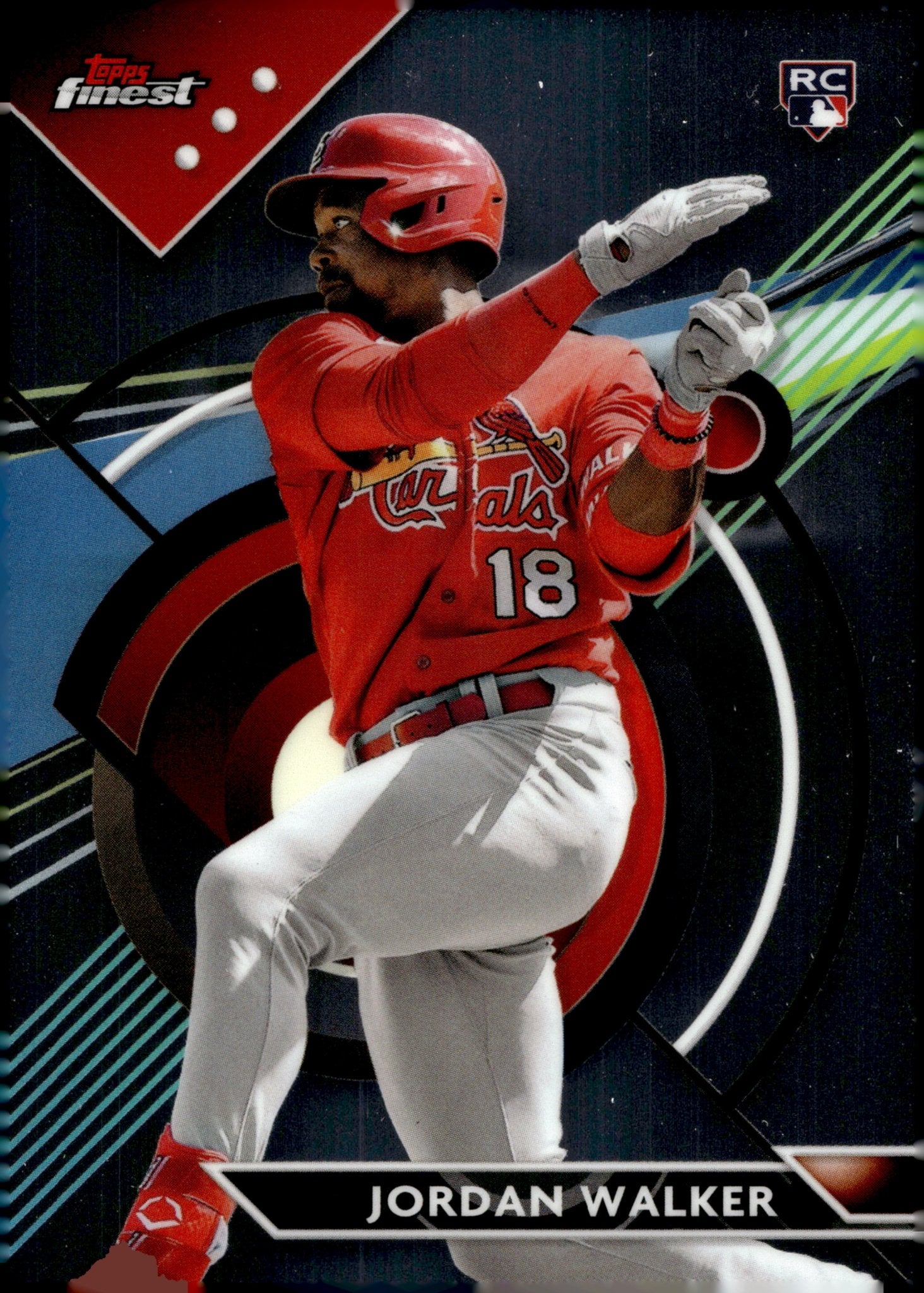 Jordan Walker 2023 Topps Finest RC 60 - Collector Store LLC