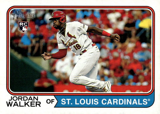 Jordan Walker 2023 Topps Heritage RC 558 - Collector Store LLC