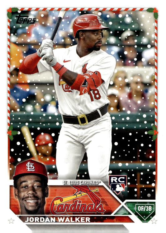 Jordan Walker 2023 Topps Holiday RC #H154 - Collector Store LLC