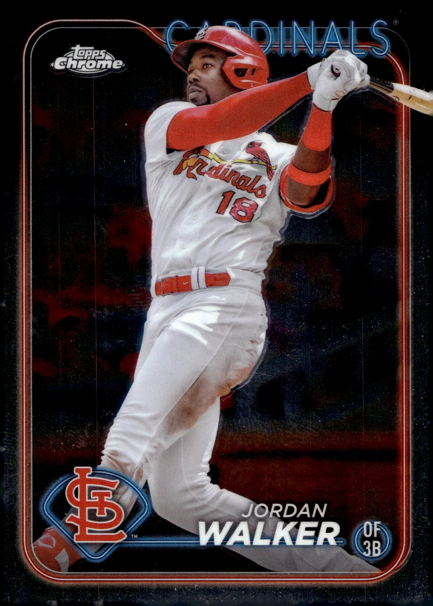 Jordan Walker 2024 Topps Chrome 212 - Collector Store LLC