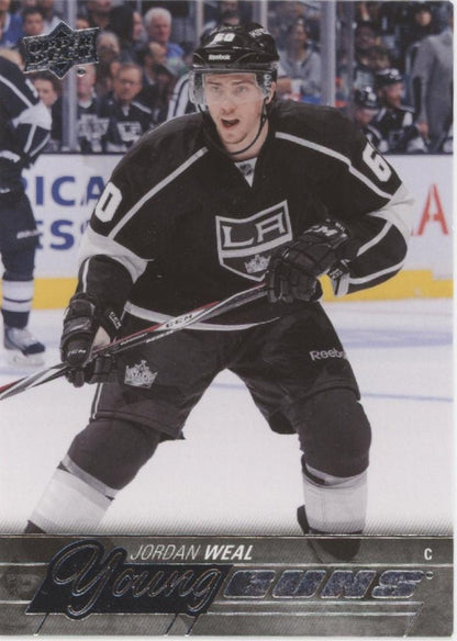 Jordan Weal 2015 - 16 Upper Deck Series 1 Young Guns RC 202 1 - Collector Store LLC