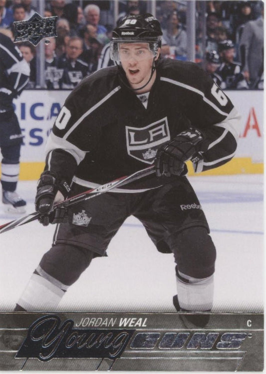 Jordan Weal 2015 - 16 Upper Deck Series 1 Young Guns RC 202 1 - Collector Store LLC